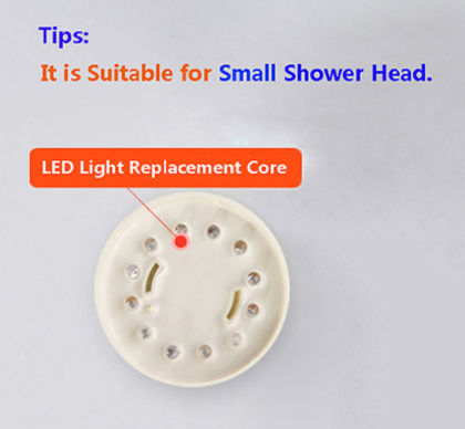 LED Water Temperature Control Shower Head