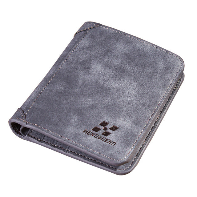 Leather Men Wallet Coin Pocket