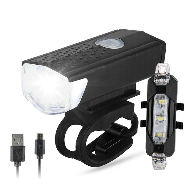 LED Bicycle Light USB Recharge MTB Bike