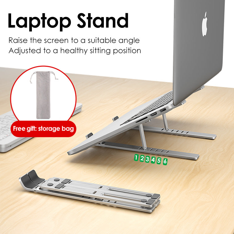 Foldable Aluminium Alloy Laptop