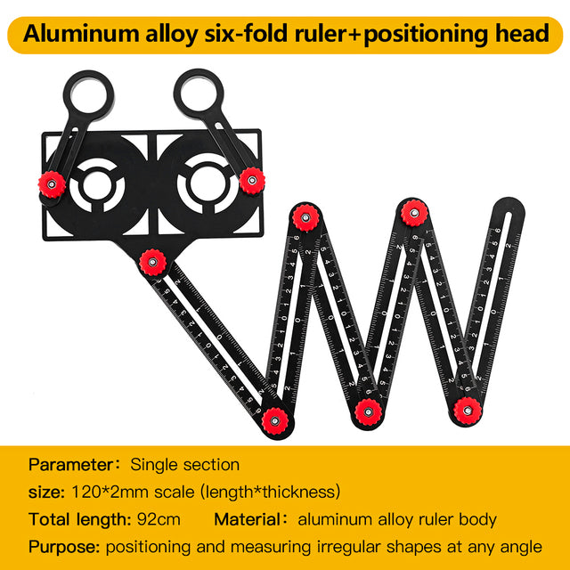 Fold Alloy Angle Ruler Finder