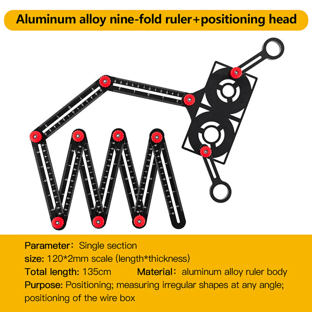 Fold Alloy Angle Ruler Finder