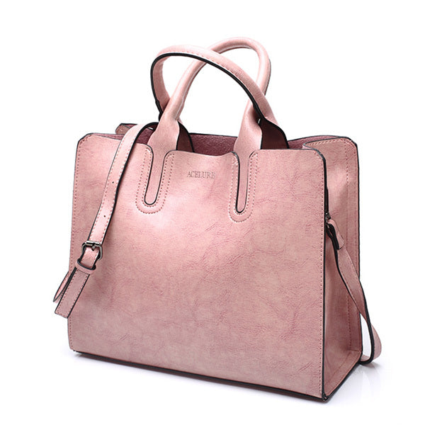 Leather Handbags Big Women Bag High Quality