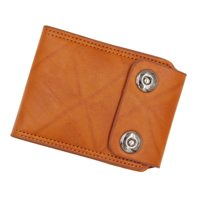 Men Wallet Leather Business Foldable