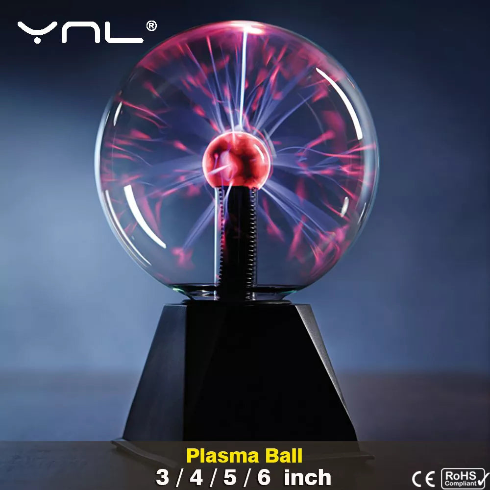 Novelty Magic Crystal Plasma Ball Touch