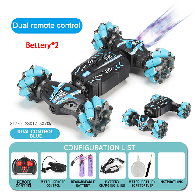 Car Toy  Gesture Sensing Spray Twisting Stunt