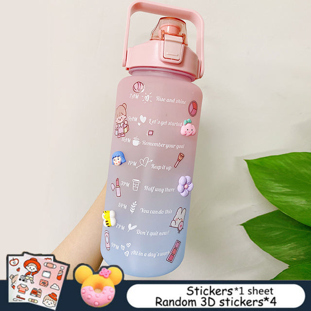 Large Capacity Water Bottle With Bounce