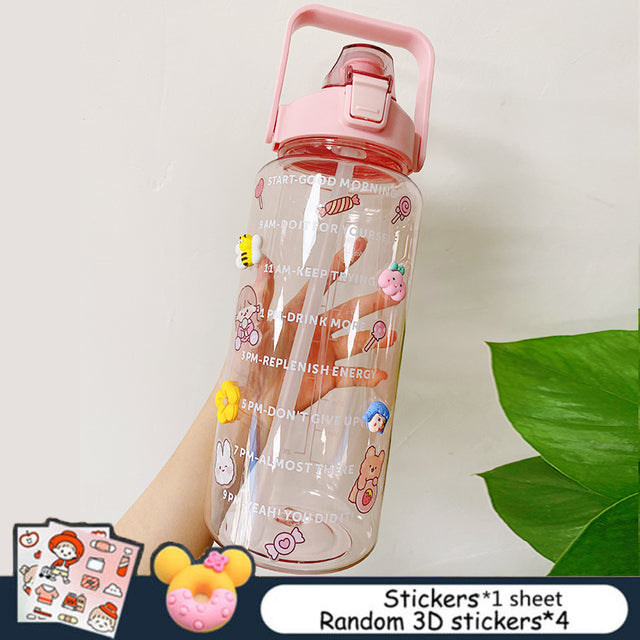Large Capacity Water Bottle With Bounce
