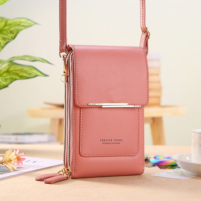 Women Bags Soft Leather Wallets Phone Purse
