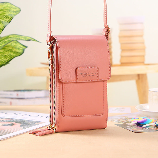 Women Bags Soft Leather Wallets Phone Purse