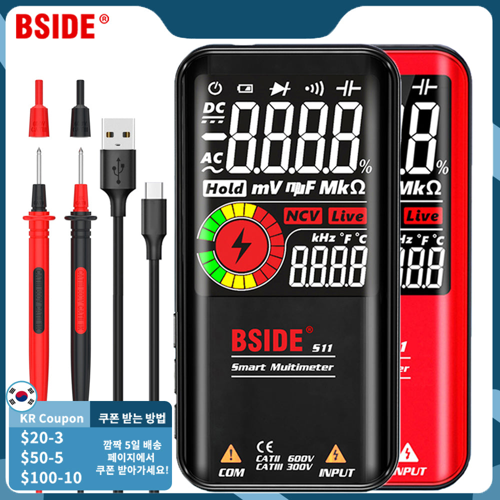 Digital Multimeter Live wire Tester