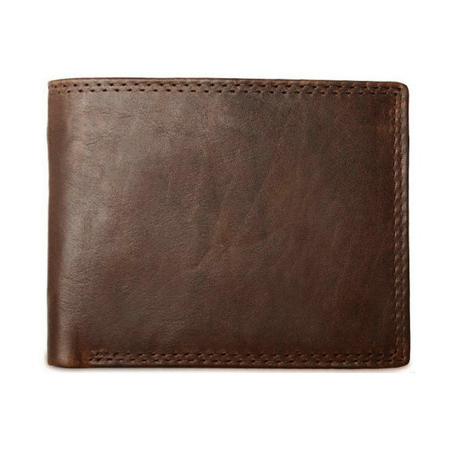 Cow Leather Men Wallets with Coin Pocket