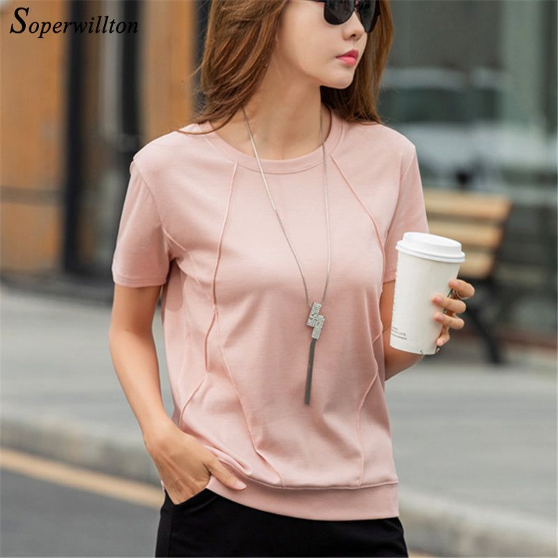 T Shirts Female Soft Cotton Tops