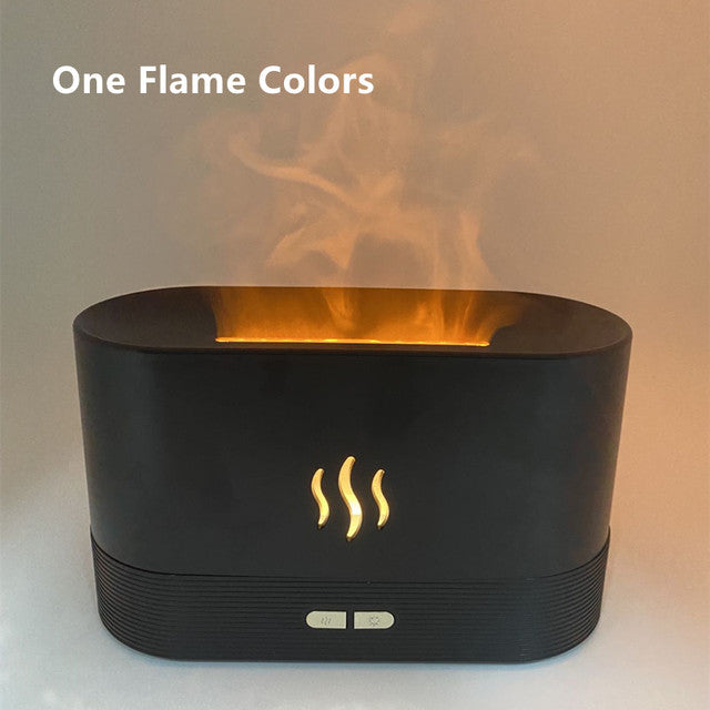 USB Essential Oil Diffuser With Flame Aroma