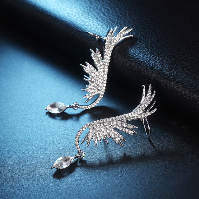 Luxury Shiny Crystal Rhinestone Long Tassel