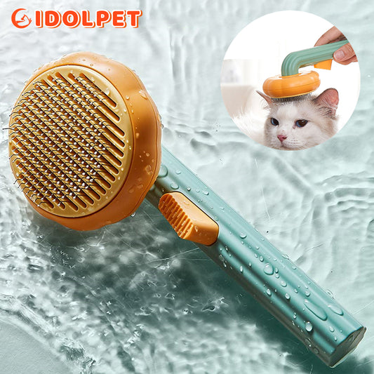 Self Cleaning Slicker Brush for Shedding Dog Cat Grooming