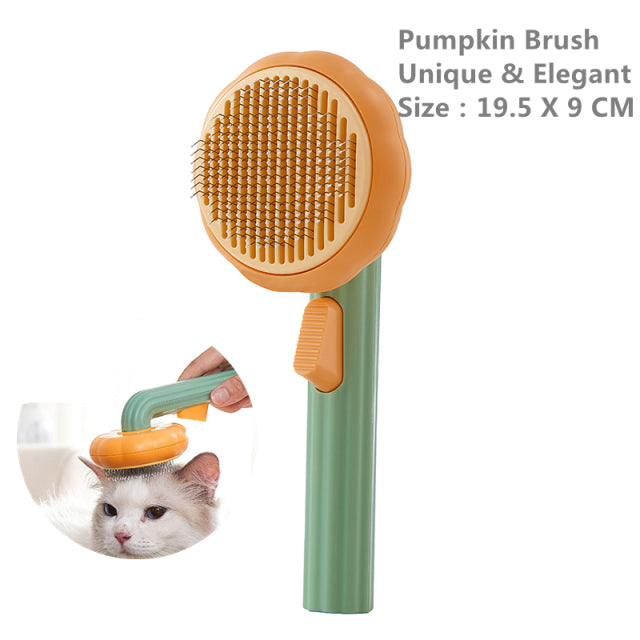 Self Cleaning Slicker Brush for Shedding Dog Cat Grooming