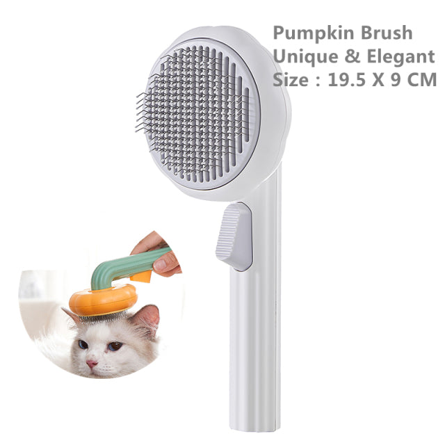 Self Cleaning Slicker Brush for Shedding Dog Cat Grooming