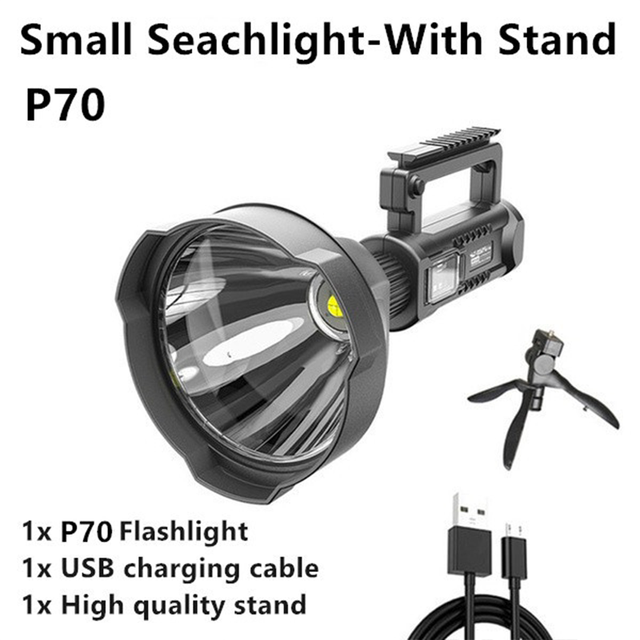 Searchlight Rechargeable Flashlight Outdoor