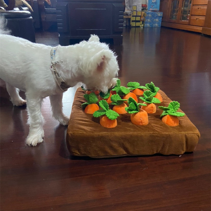 Pet Dog Carrot Plush Toy Vegetable Chew