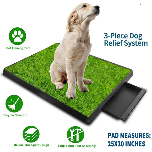 Pet Toilet Litter Box Synthetic Grass Tray