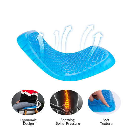 Breathable Ass Cushion Ice Pad Gel Non-Slip