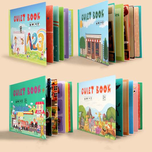 Montessori Baby Busy book DIY Toddlers