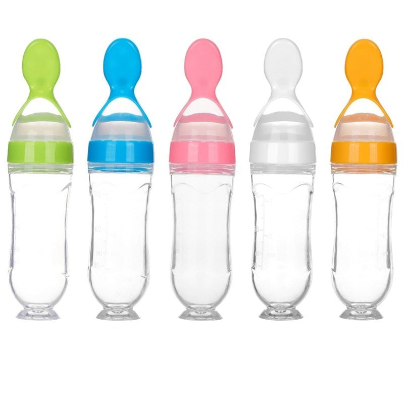 Baby Spoon Bottle Feeder Dropper Silicone