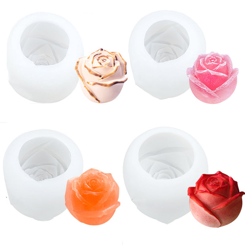 Rose Ice Cube Silicone Mold DIY Handmade