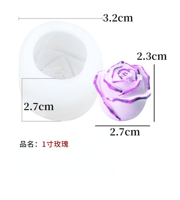 Rose Ice Cube Silicone Mold DIY Handmade