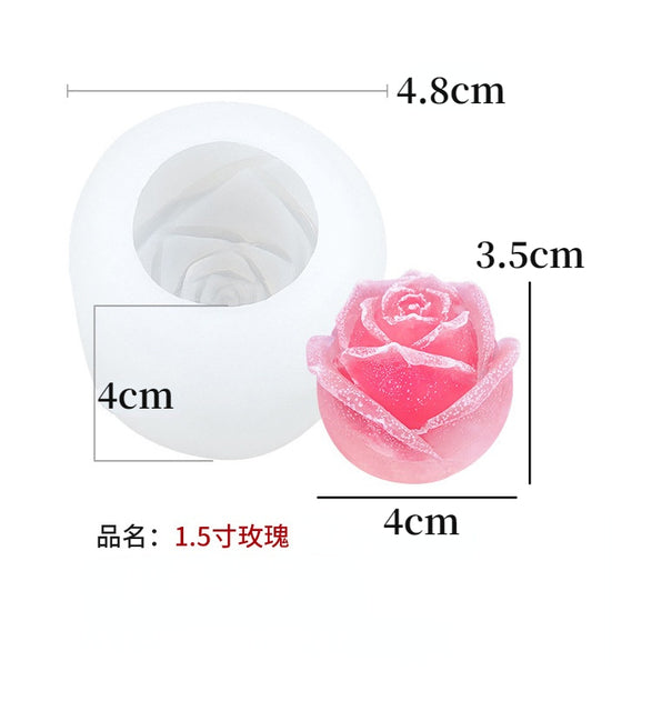 Rose Ice Cube Silicone Mold DIY Handmade