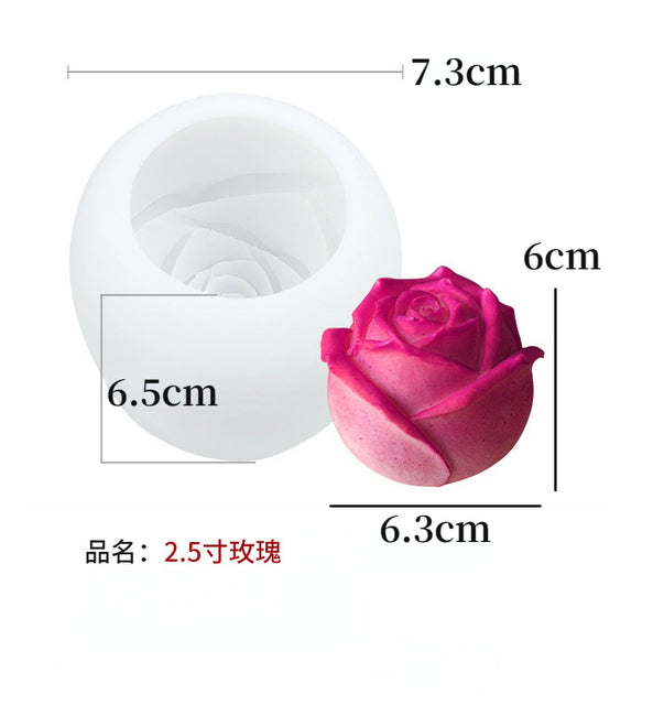 Rose Ice Cube Silicone Mold DIY Handmade