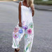 Summer Retro Off Shoulder Women Jumpsuits