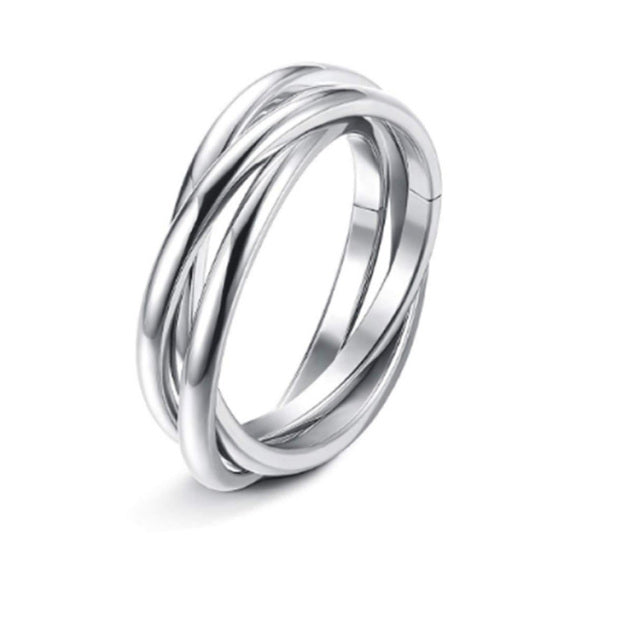 Stainless Steel Spinner Ring for Women Mens