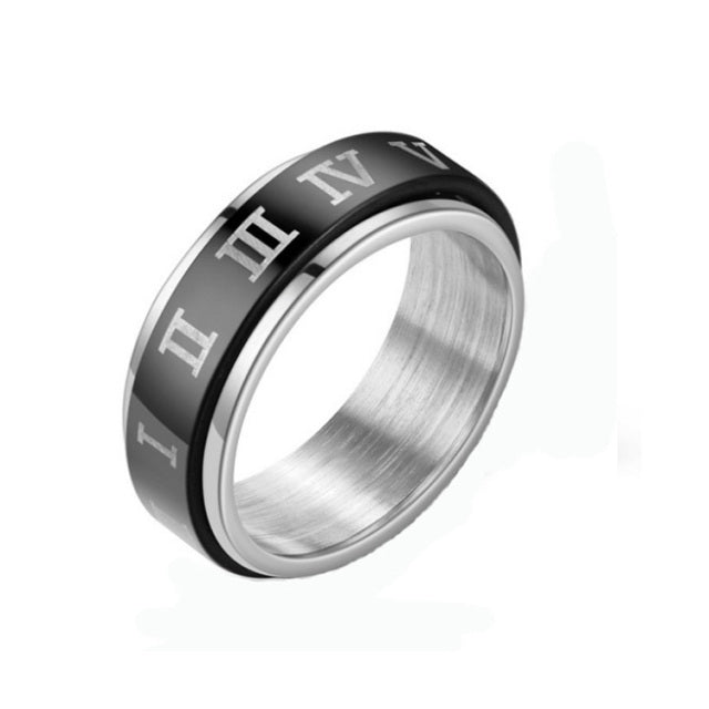 Stainless Steel Spinner Ring for Women Mens