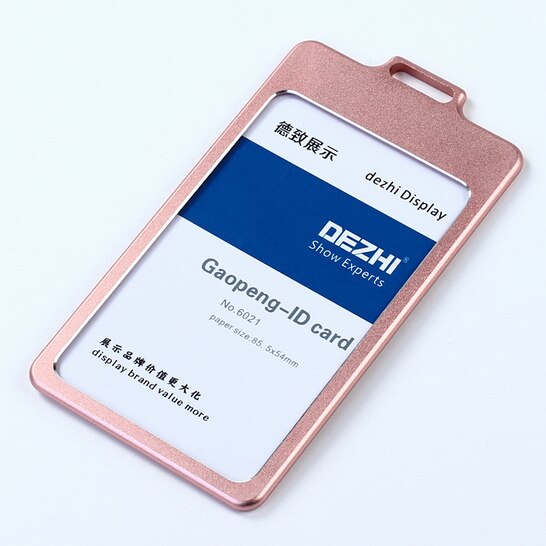 High Gloss Business ID Card Holder Strap