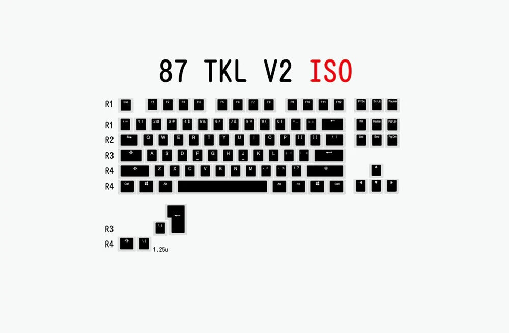 pudding V2 pbt doubleshot keycap oem mechanical keyboard