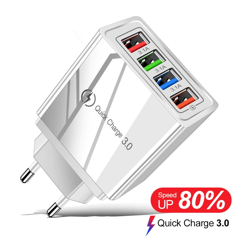 Quick Charge 3.0 For iPhone Charger Wall Fast Charging