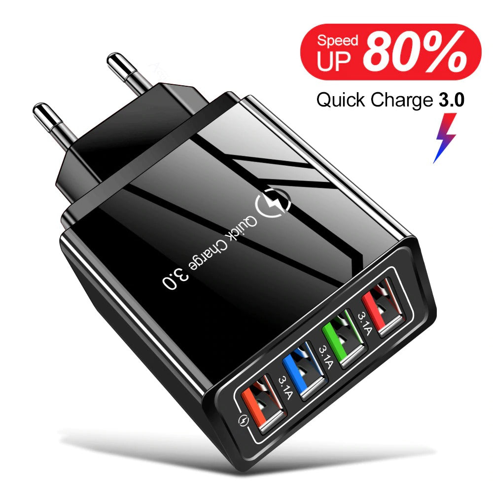Quick Charge 3.0 For iPhone Charger Wall Fast Charging