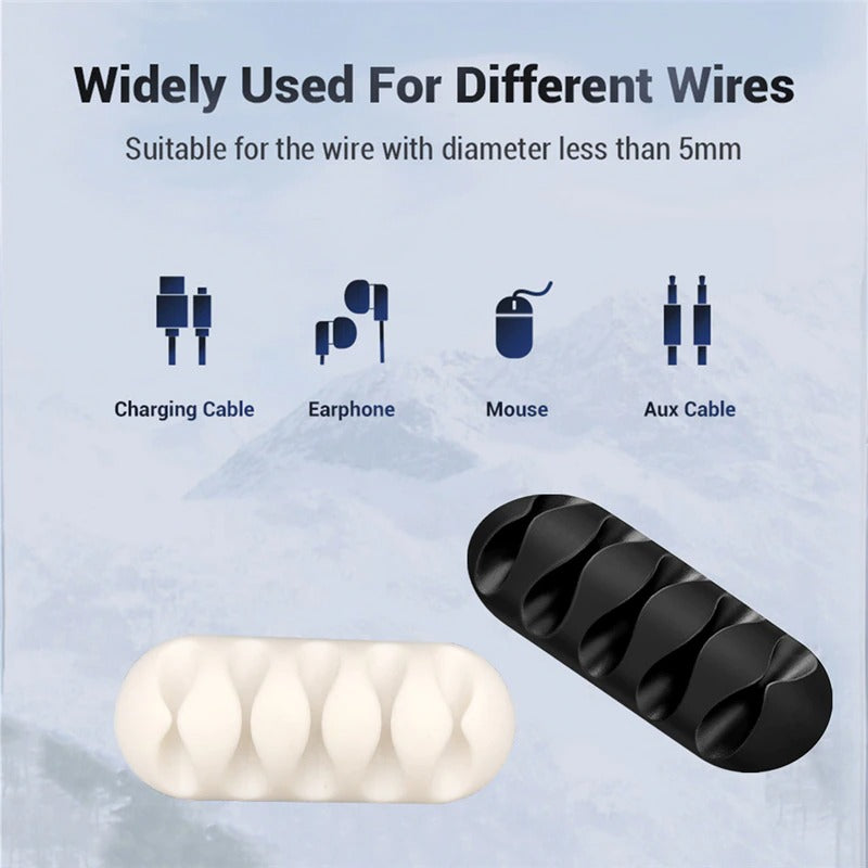 Silicone USB Cable Organizer Cable Winder