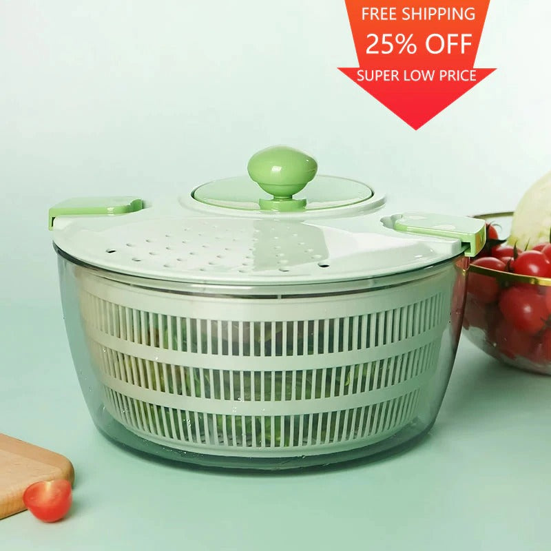 Vegetable And Fruit Vegetable Drain Basket Dehydrator Dryer Basket Kitchen Tool