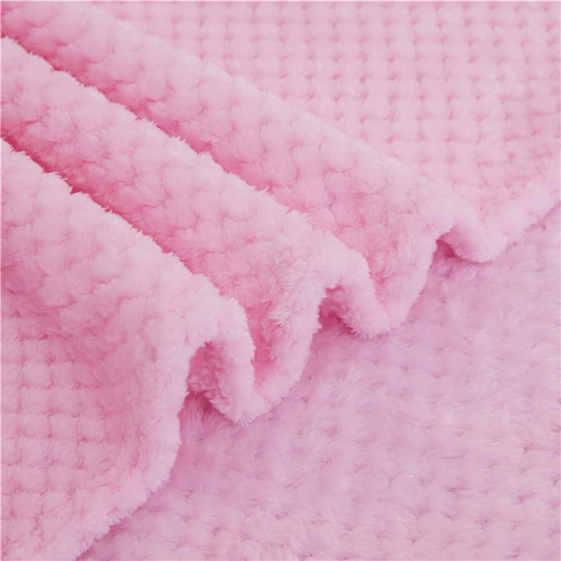Soft Fluffy Thicken Coral Fleece Mink Throw Blankets