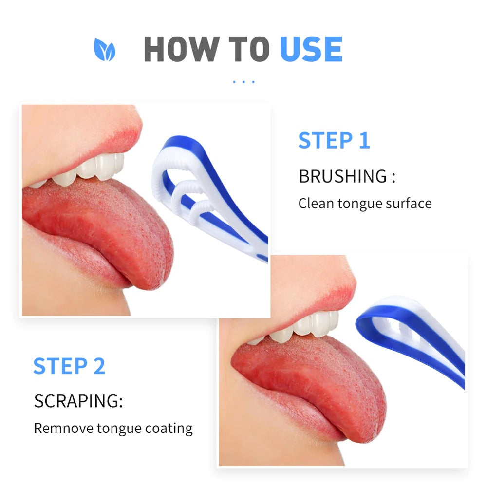 Silicone Tongue Scrap Brush
